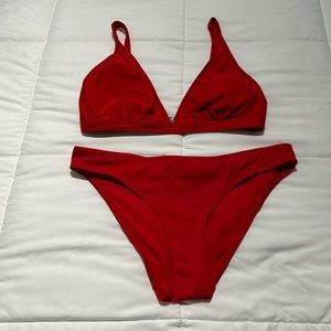 Red bikini